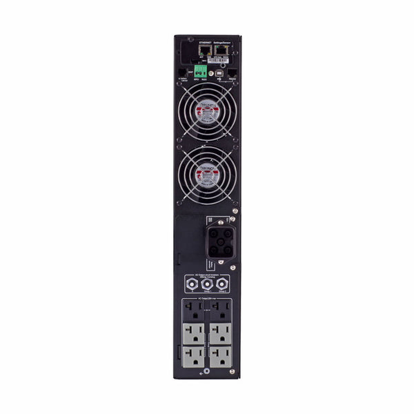 Eaton 5PX ASC, 3000 VA, 2700 W, L5-30P entrée, sorties : (6) 5-20R; (1) L5-30R, 120V, rack/tour, carte réseau incluse - 5PX3000RTN - ASC line-interactive, 110 V AC, rack/tour, 2U, 132 V AC, NEMA L5-30P, 5PX, 4 min, 3 kVA/2.70 kW