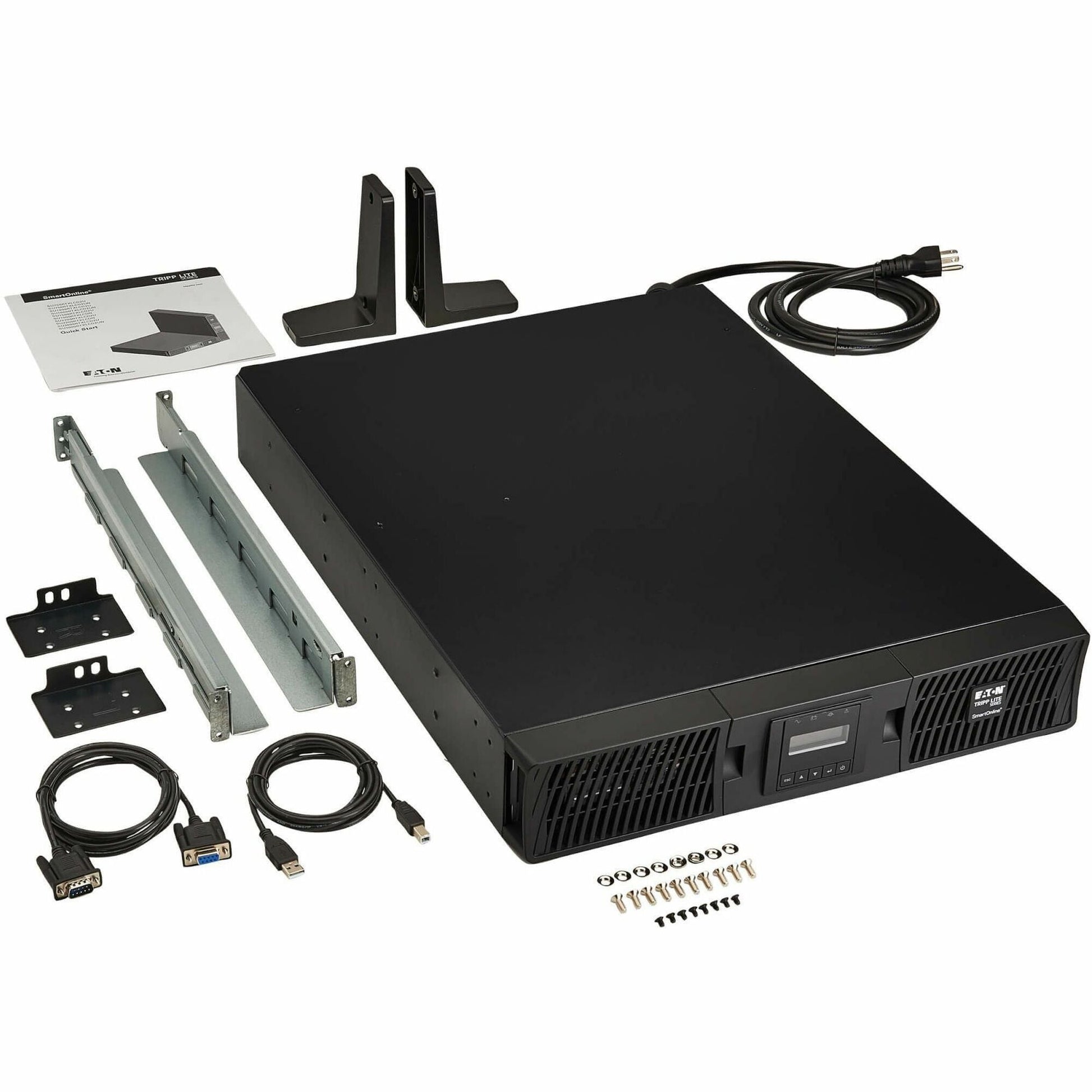 Tripp Lite series SmartOnline SU2200RTXLCD2U 2000VA Rack/Tower UPS - SU2200RTXLCD2U-UPSPLUSBATTERY