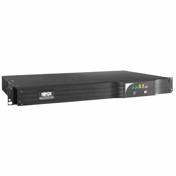 Tripp Lite by Eaton SmartPro 500VA Rack/Tower UPS - SMART500RT1U - Line-interactive UPS, 120 V AC, Rack/Tower, Pulse-width Modulated Sine Wave, 1U, 120 V AC, NEMA 5-15P, SmartPro, 14.60 Minute, 3.20 Minute, 500 VA/300 W-UPSPLUSBATTERY