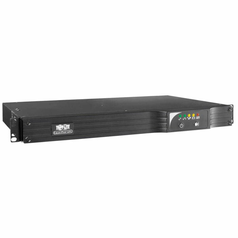 Tripp Lite by Eaton SmartPro 500VA Rack/Tower UPS - SMART500RT1U - Line-interactive UPS, 120 V AC, Rack/Tower, Pulse-width Modulated Sine Wave, 1U, 120 V AC, NEMA 5-15P, SmartPro, 14.60 Minute, 3.20 Minute, 500 VA/300 W-UPSPLUSBATTERY