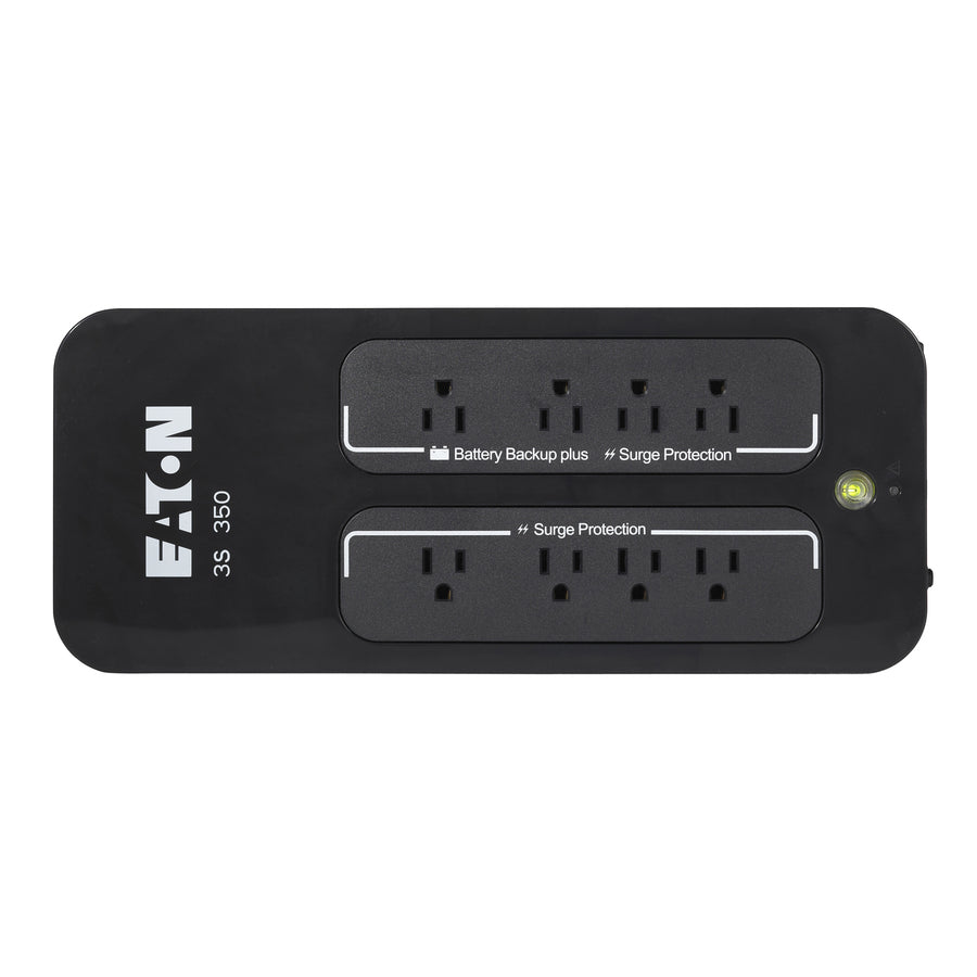 Eaton 3S UPS - 3S350 - Standby UPS, 110 V AC, Desktop,Mini-tower, 132 V AC, NEMA 5-15P, 3S, 12 Minute, 5 Minute, 350 VA/200 W-UPSPLUSBATTERY