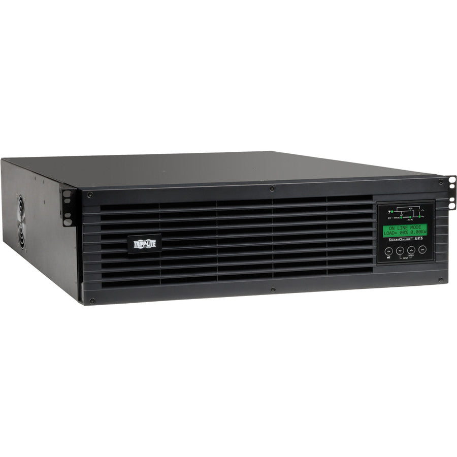 Tripp Lite by Eaton SU3000RTXLCD3U UPS System - SU3000RTXLCD3U - Double Conversion Online UPS, 100 V AC,110 V AC,115 V AC,120 V AC,127 V AC, Rack-mountable, 3U, 100 V AC,110 V AC,115 V AC,120 V AC,127 V AC, NEMA L5-30P, SmartOnline, 11 Minute, 4-UPSPLUSBATTERY