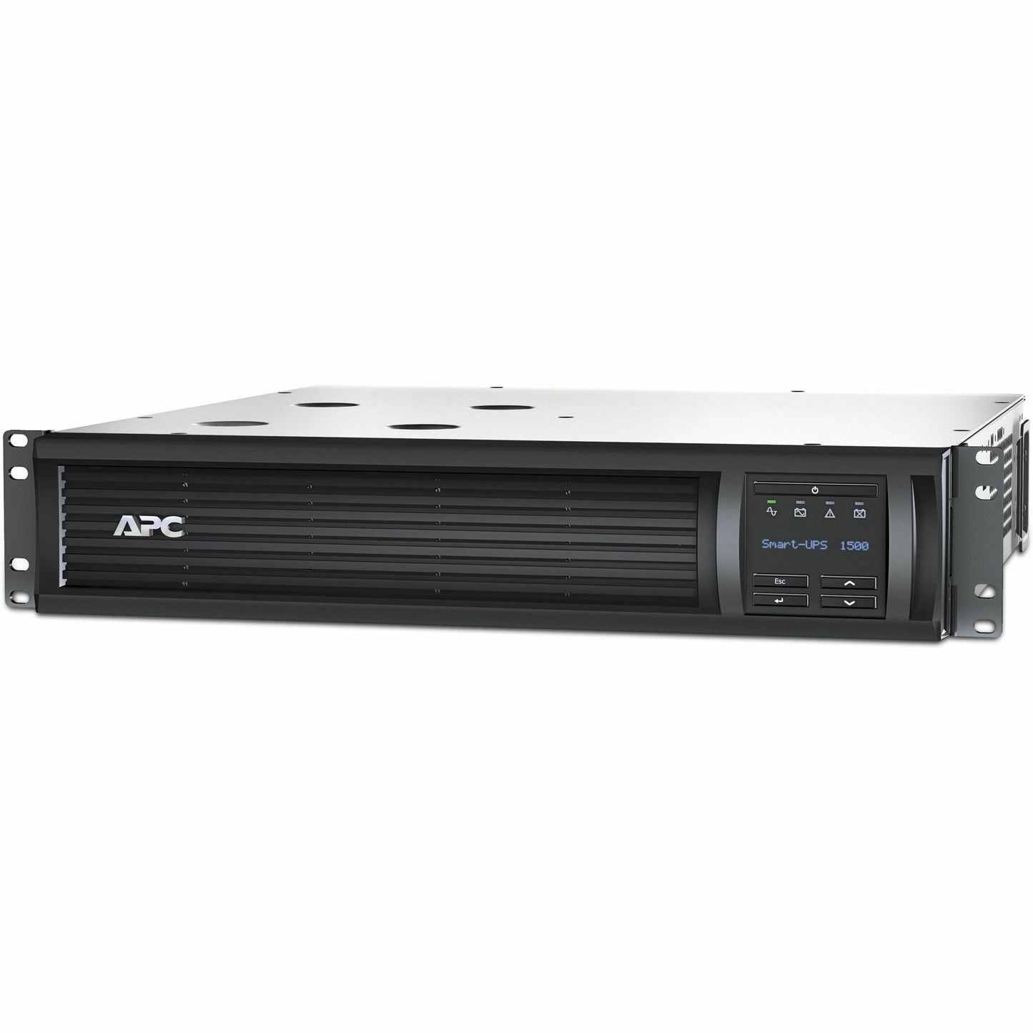 APC by Schneider Electric Smart-UPS 1500VA LCD RM 2U 120V with L5-15P - 2U Rack-mountable - 3 Hour Recharge - 7 Minute Stand-by - 120 V Input - 120 V AC sortie - Sine Wave - Serial Port - USB - 6 x NEMA 5-15R Receptacle(s) - 6 x batterie/Surge Outlet