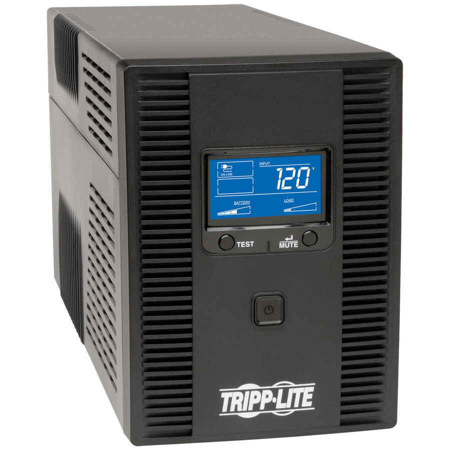 Tripp Lite by Eaton OmniSmart OMNI1500LCDT 1500VA tour UPS - OMNI1500LCDT - UPS line-interactive, 110 V AC, tour, 120 V AC, NEMA 5-15P, OmniSmart, 7.50 min, 1.50 kVA/810 W
