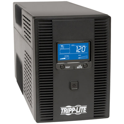 Tripp Lite by Eaton OmniSmart OMNI1500LCDT 1500VA Tower UPS - OMNI1500LCDT - Line-interactive UPS, 110 V AC, Tower, 120 V AC, NEMA 5-15P, OmniSmart, 7.50 Minute, 1.50 kVA/810 W-UPSPLUSBATTERY