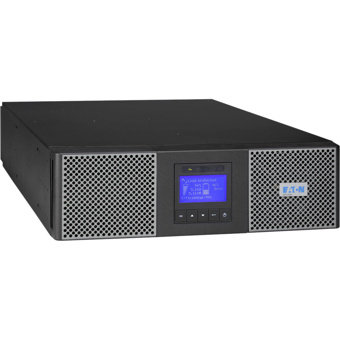 Eaton 9PX 8kVA tour/montage en rack UPS - 9U Rack/tour - 5 min autonomie - 110 V AC, 220 V AC entrée - 200 V AC, 208 V AC, 220 V AC, 230 V AC, 240 V AC, 250 V AC sortie - 2 x NEMA L6-30R, 18 x NEMA 5-20R - USB