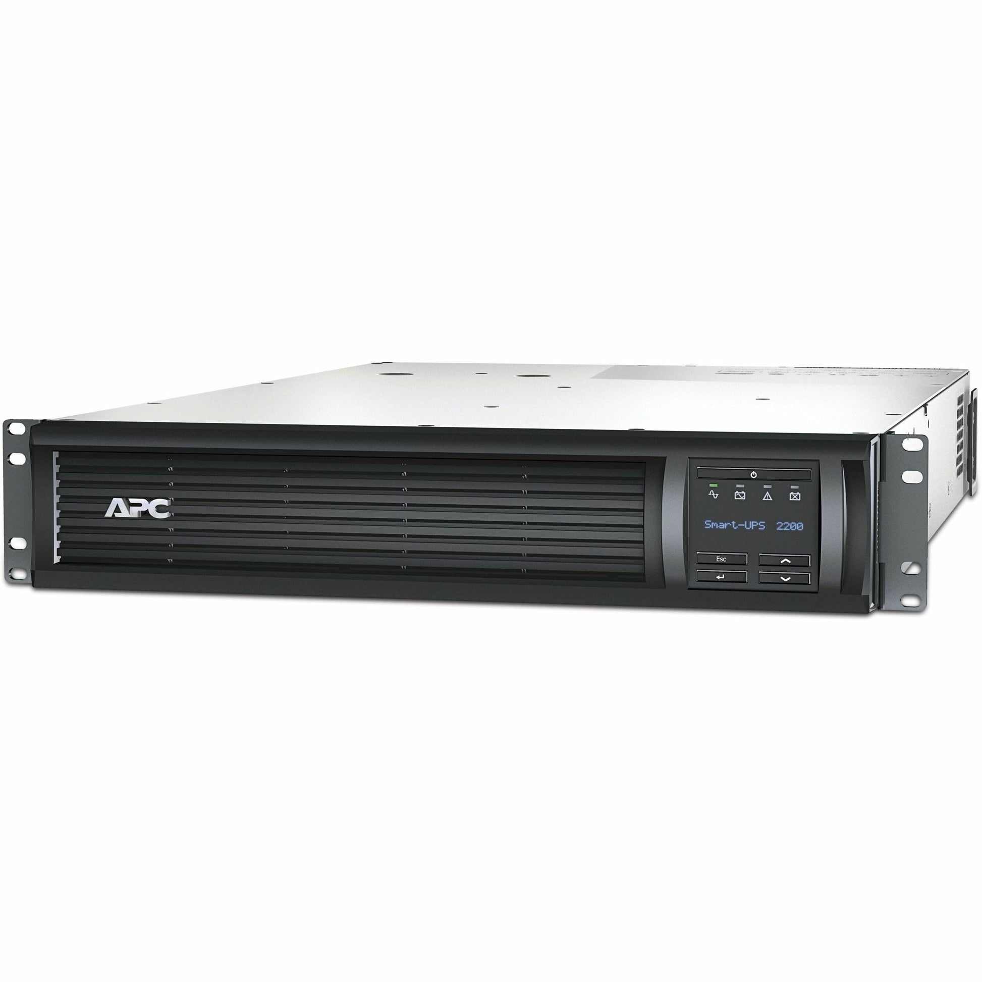 APC by Schneider Electric Smart-UPS 2200VA LCD RM 2U 120V US - SMT2200RMUS-UPSPLUSBATTERY