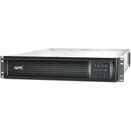 APC by Schneider Electric Smart-UPS 3000VA LCD RM 2U 120V US - 2U Rack-mountable - 3 Hour Recharge - 3 Minute Stand-by - 120 V Input - 120 V AC Output - Sine Wave - USB - 2 x NEMA 5-20R, 6 x NEMA 5-15R Receptacle(s) - 8 x Battery/Surge Outlet-UPSPLUSBATTERY
