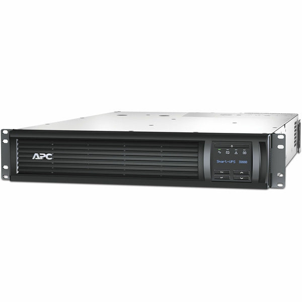 APC by Schneider Electric Smart-UPS 3000VA LCD RM 2U 120V US - 2U Rack-mountable - 3 Hour Recharge - 3 Minute Stand-by - 120 V Input - 120 V AC Output - Sine Wave - USB - 2 x NEMA 5-20R, 6 x NEMA 5-15R Receptacle(s) - 8 x Battery/Surge Outlet-UPSPLUSBATTERY