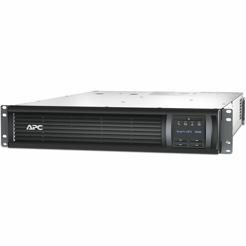 APC by Schneider Electric Smart-UPS 3000VA LCD RM 2U 120V US - 2U Rack-mountable - 3 Hour Recharge - 3 Minute Stand-by - 120 V Input - 120 V AC Output - Sine Wave - USB - 2 x NEMA 5-20R, 6 x NEMA 5-15R Receptacle(s) - 8 x Battery/Surge Outlet