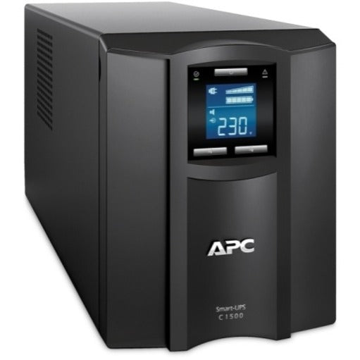 APC by Schneider Electric Smart-UPS C 1500VA LCD 230V - SMC1500I - Line-interactive UPS, Tower, 230 V AC, Smart-UPS, 28 Minute, 8 Minute, 1.50 kVA/900 W-UPSPLUSBATTERY