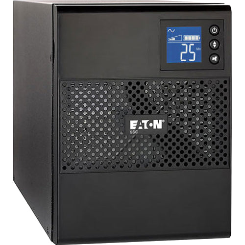 Eaton 5SC UPS - Tower - 5 Minute Stand-by - 110 V AC Input - 120 V AC Output - Serial Port - USB - 8 x NEMA 5-15R Receptacle(s)-UPSPLUSBATTERY