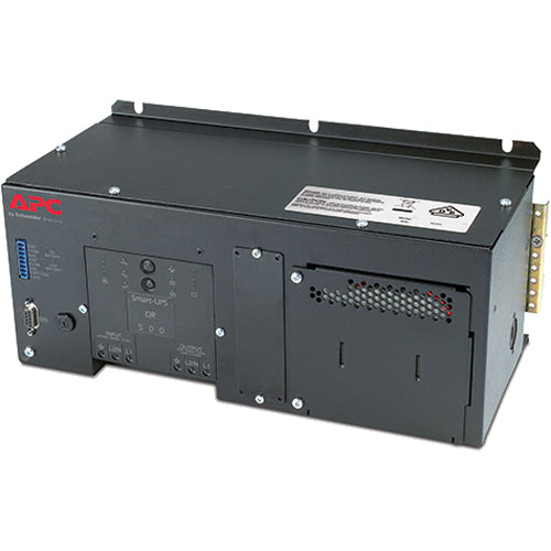 APC by Schneider Electric DIN Rail - Panel Mount UPS with High Temp Battery 500VA 230V - Wall Mountable, Panel Mount - 2.50 Hour Recharge - 8 Minute Stand-by - 230 V AC Input - 230 V AC Output - Serial Port - 1 x Hard Wire 3-wire (H N + G) Receptacle(s)-UPSPLUSBATTERY
