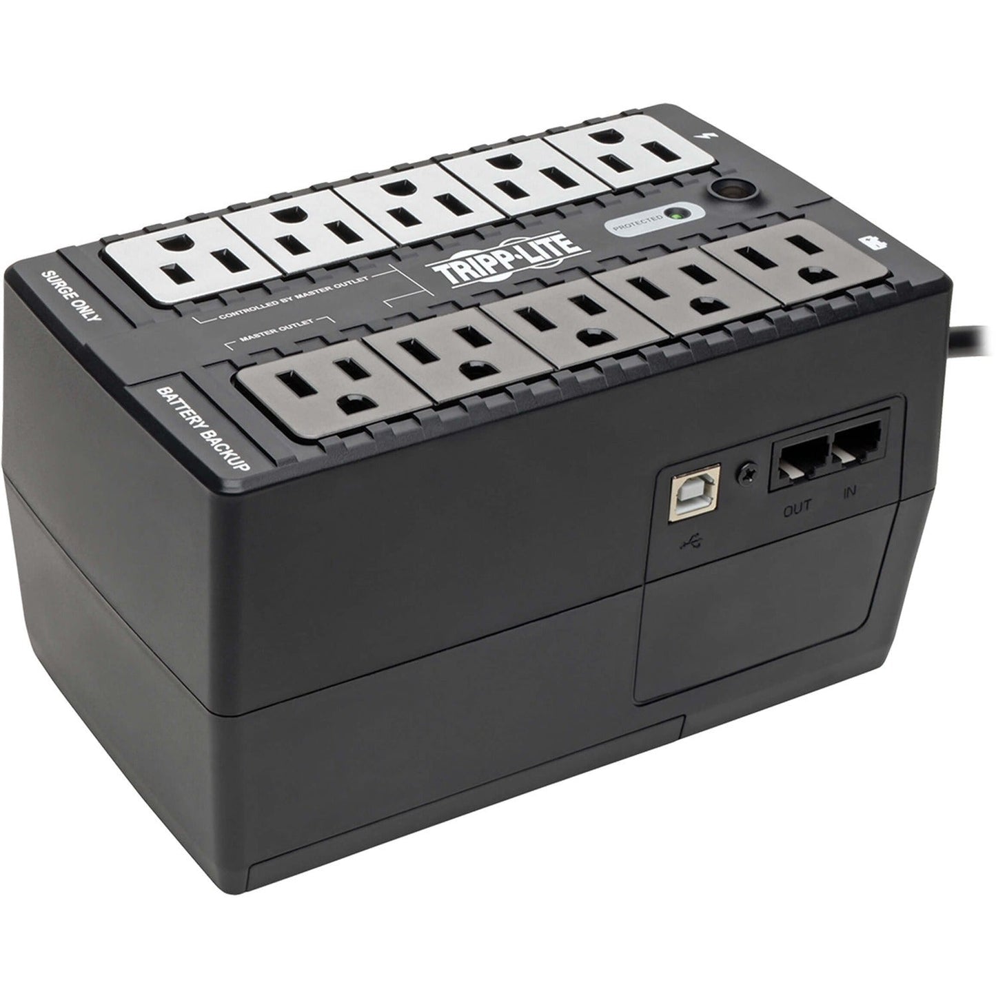 Tripp Lite by Eaton Eco 650VA Energy-saving Standby 120V UPS with USB Port and Muted Alarm - ECO650UPSM-UPSPLUSBATTERY