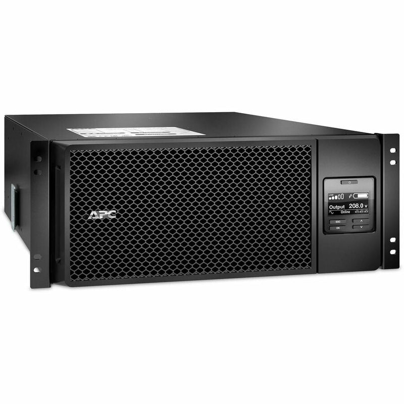 APC by Schneider Electric Smart-UPS SRT 6000VA RM 208V - SRT6KRMXLT - Double Conversion Online UPS, 208 V, Rack-mountable, 4U, 208 V AC, Smart-UPS On-Line, 2 Minute, 6 kVA/6 kW