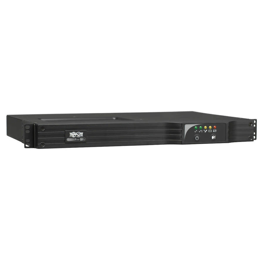 Tripp Lite by Eaton SmartPro SMART750RM1UN 750VA montage en rack - SMART750RM1UN - UPS line-interactive, 120 V AC, montage en rack, 1U, 120 V AC, SmartPro, 4.90 min, 750 VA/600 W