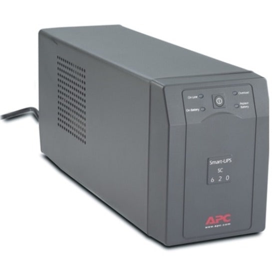 APC Smart-UPS SC 620VA - SC620 - Line-interactive UPS, 110 V AC, Tower, 120 V AC, NEMA 5-15P, Smart-UPS SC, 15.70 Minute, 5.50 Minute, 620 VA/390 W-UPSPLUSBATTERY