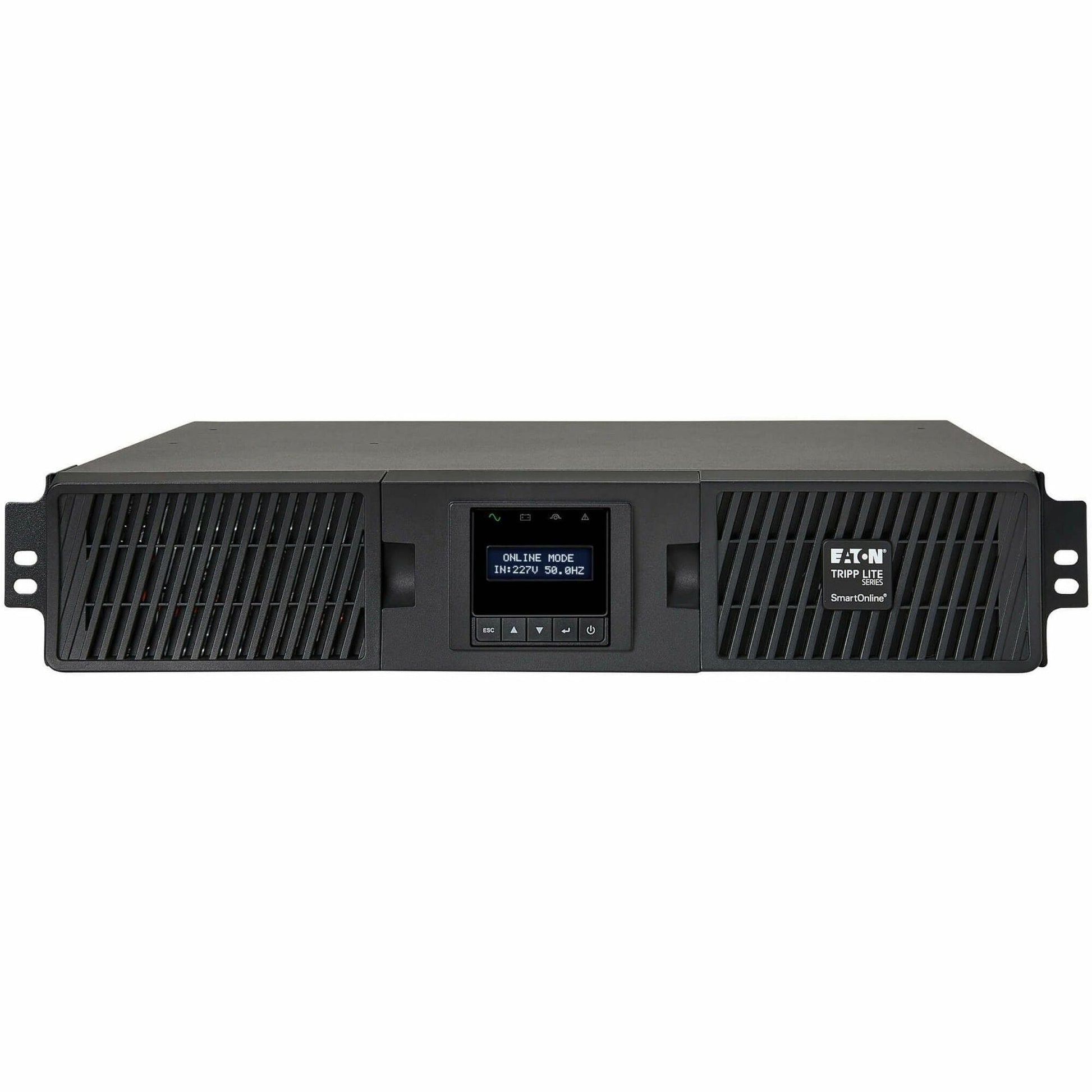 Tripp Lite series SmartOnline SUINT1500LCD2U 1500VA Rack-mountable UPS - SUINT1500LCD2U-UPSPLUSBATTERY
