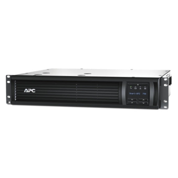 APC by Schneider Electric Smart-UPS 750VA LCD RM 2U 230V with Network Card - SMT750RMI2UNC - Line-interactive UPS, Rack-mountable, 2U, 230 V AC, Smart-UPS, 750 VA/500 W