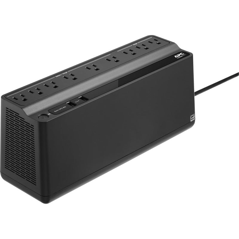 APC by Schneider Electric Back-UPS BE850M2, 850VA, 2 USB charging ports, 120V - BE850M2 - Standby UPS, 120 V AC, 120 V AC, Back-UPS, 850 VA/450 W