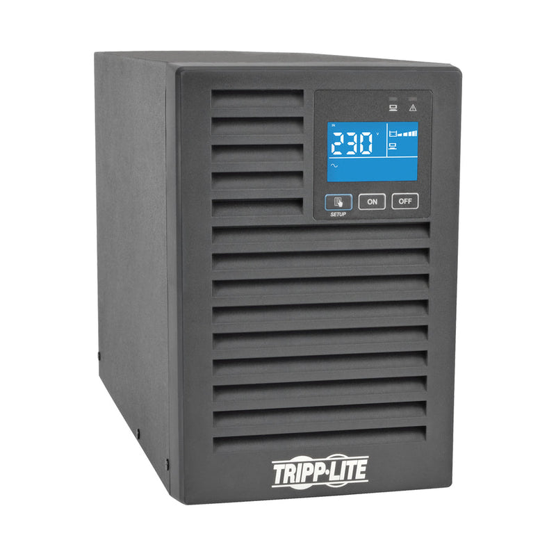 Tripp Lite by Eaton SmartOnline SUINT1000XLCD 1000VA Tower UPS - SUINT1000XLCD - Double Conversion Online UPS, Tower, 220 V AC,230 V AC,240 V AC, SmartOnline, 4.80 Minute, 1 kVA/900 W-UPSPLUSBATTERY