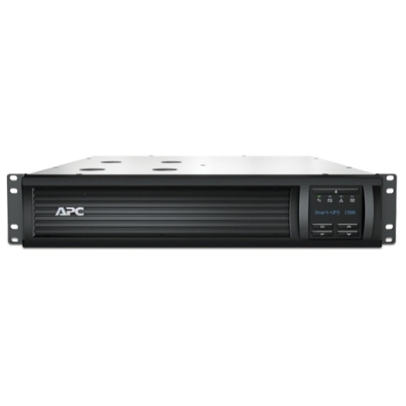 APC by Schneider Electric Smart-UPS 1500VA LCD RM 2U 120V with Network Card - SMT1500RM2UNC - Line-interactive UPS, 120 V AC, Rack-mountable, Sine Wave, 2U, 120 V AC, Smart-UPS, 1.44 kVA/1 kW