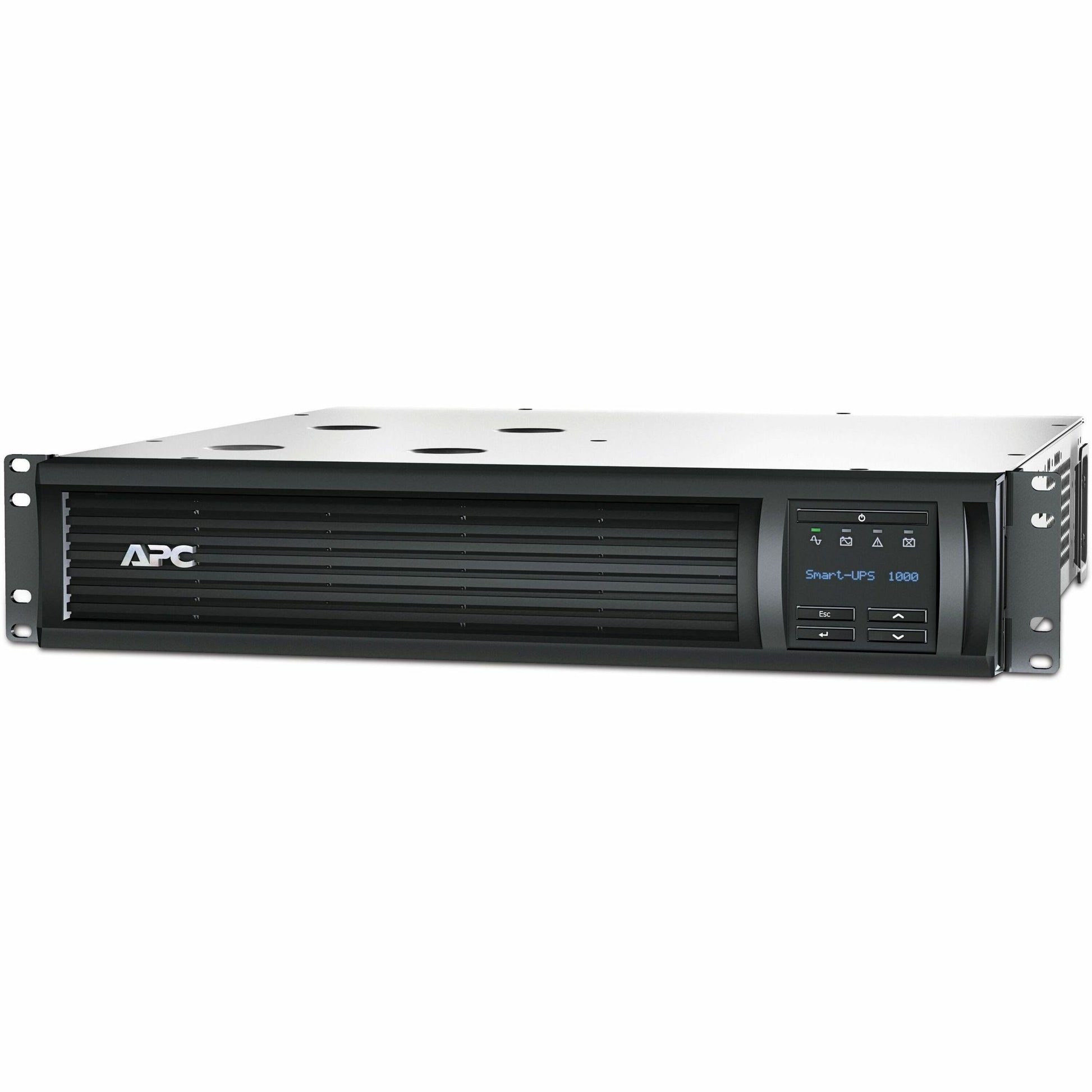 APC by Schneider Electric Smart-UPS SMT1000RM2UC 1000VA Rack-mountable UPS - SMT1000RM2UC - reconditionné Unit - New Batteries