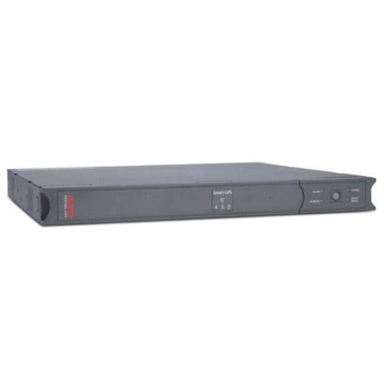 APC Smart-UPS SC 450VA Rackmount/Tower - SC450RM1U - Line-interactive UPS, 110 V AC, Rack-mountable, 1U, 120 V AC, NEMA 5-15P, Smart-UPS SC, 19.40 Minute, 5.90 Minute, 450 VA/280 W