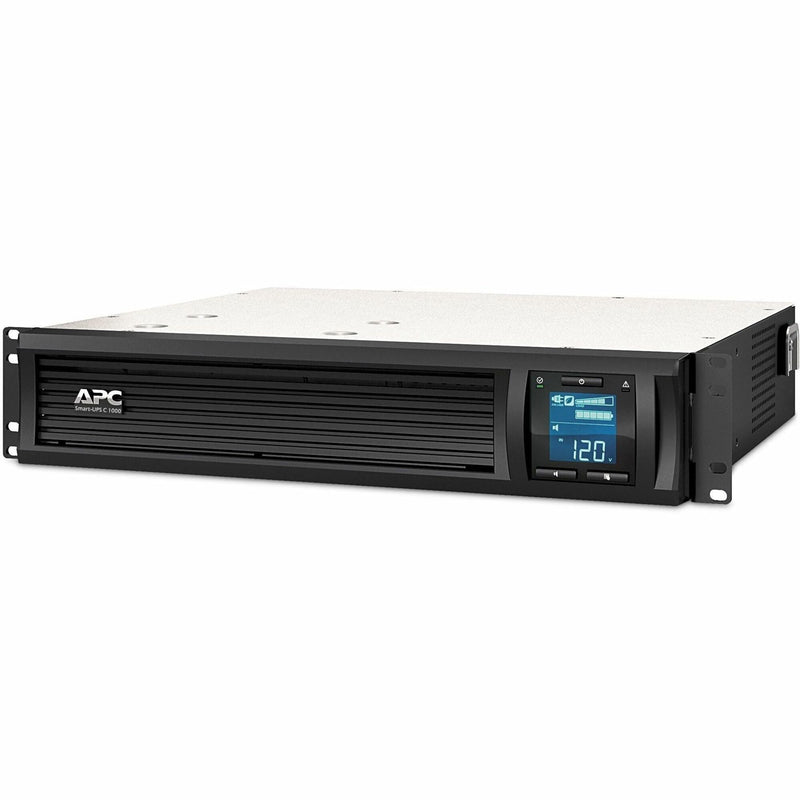 APC by Schneider Electric Smart-UPS C 1000VA LCD RM 2U 120V with SmartConnect - SMC1000-2UC