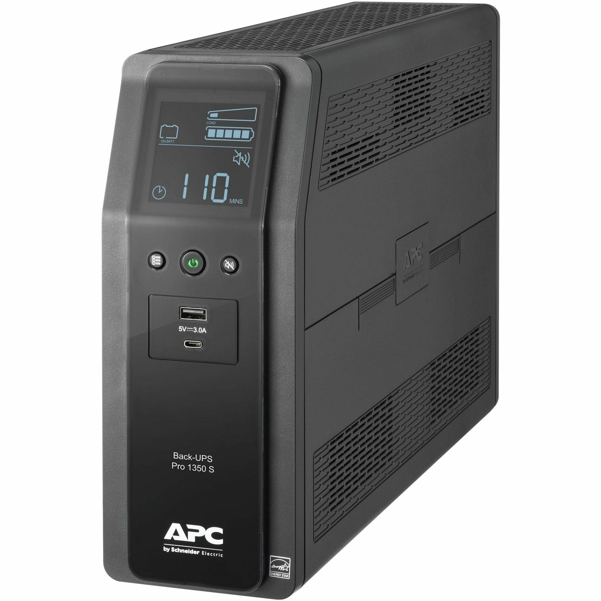 APC by Schneider Electric Back-UPS Pro BR BR1350MS 1350VA Tower UPS - BR1350MS-UPSPLUSBATTERY