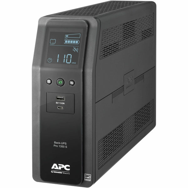 APC by Schneider Electric Back-UPS Pro BR BR1350MS 1350VA Tower UPS - BR1350MS-UPSPLUSBATTERY