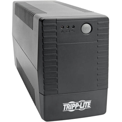 Tripp Lite by Eaton OMNIVSX450D 450VA Tower UPS - OMNIVSX450D - Line-interactive UPS, 230 V AC, Tower, Pulse-width Modulated Sine Wave, 220 V AC,230 V AC,240 V AC, 7 Minute, 30 Second, 450 VA/240 W-UPSPLUSBATTERY