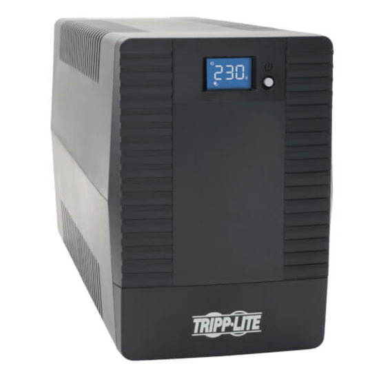 Tripp Lite by Eaton OMNIVSX1000D 1kVA Tower UPS - OMNIVSX1000D - Line-interactive UPS, 230 V AC, Tower, Pulse-width Modulated Sine Wave, 220 V AC,230 V AC,240 V AC, CEE 7/7, 5 Minute, 30 Second, 1 kVA/600 W-UPSPLUSBATTERY
