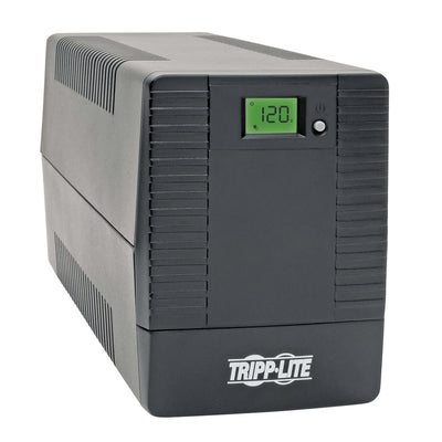 Tripp Lite by Eaton OMNISMART500TU 500VA Tower UPS - OMNISMART500TU - Line-interactive UPS, 120 V AC, Tower, Pulse-width Modulated Sine Wave, 110 V AC,115 V AC,120 V AC, NEMA 5-15P, 10 Minute, 3 Minute, 500 VA/360 W-UPSPLUSBATTERY