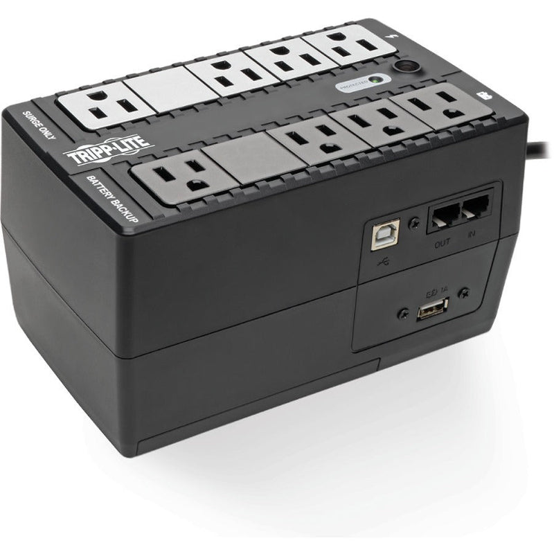 Tripp Lite by Eaton INTERNET650U1 650VA Desktop/Wall Mountable UPS - INTERNET650U1-UPSPLUSBATTERY