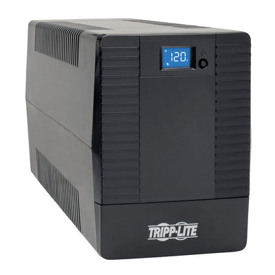 Tripp Lite by Eaton OMNIVS1500XLCD 1440VA Tower UPS - OMNIVS1500XLCD - Line-interactive UPS, 120 V AC, Tower, Pulse-width Modulated Sine Wave, 120 V AC,115 V AC,110 V AC, NEMA 5-15P, OmniVS, 9.50 Minute, 3 Minute, 1.44 kVA/940 W-UPSPLUSBATTERY