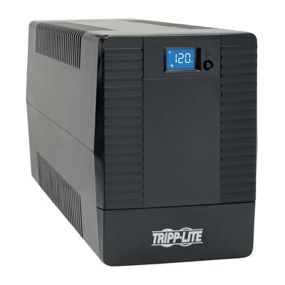 Tripp Lite by Eaton OMNIVS1000LCD 1000VA Tower UPS - OMNIVS1000LCD - Line-interactive UPS, 120 V AC, Tower, Pulse-width Modulated Sine Wave, 120 V AC, NEMA 5-15P, OmniVS, 12 Minute, 2 Minute, 1 kVA/560 W-UPSPLUSBATTERY