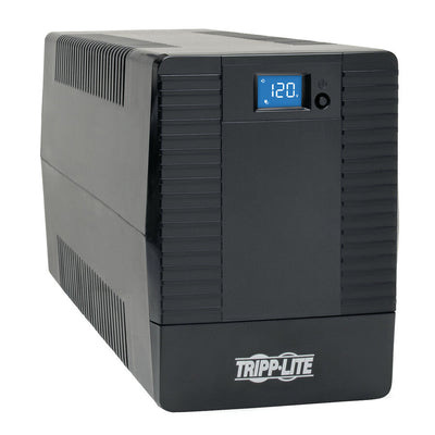 Tripp Lite by Eaton OMNIVS1200LCD 1200VA Tower UPS - OMNIVS1200LCD - Line-interactive UPS, 120 V AC, Tower, Pulse-width Modulated Sine Wave, 120 V AC,110 V AC,115 V AC, NEMA 5-15P, OmniVS, 12 Minute, 2 Minute, 1.20 kVA/600 W-UPSPLUSBATTERY