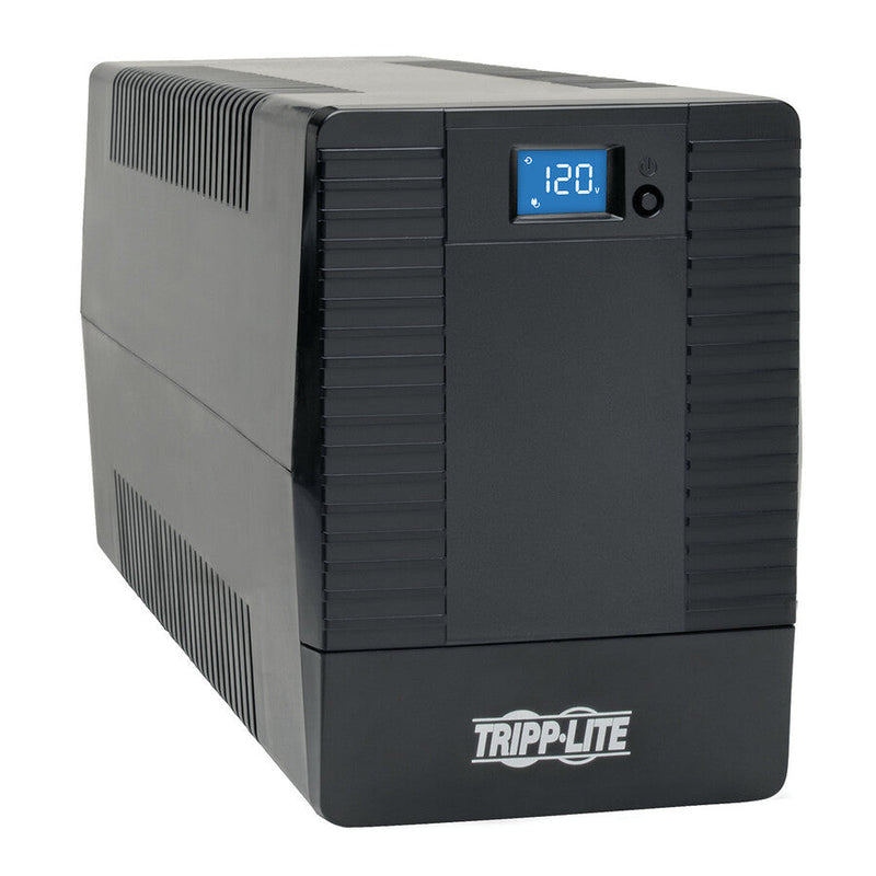 Tripp Lite by Eaton OMNIVS1500LCD 1440VA Tower UPS - OMNIVS1500LCD - Line-interactive UPS, 120 V AC, Tower, Pulse-width Modulated Sine Wave, 120 V AC,110 V AC,115 V AC, NEMA 5-15P, OmniVS, 6 Minute, 2 Minute, 1.44 kVA/900 W-UPSPLUSBATTERY