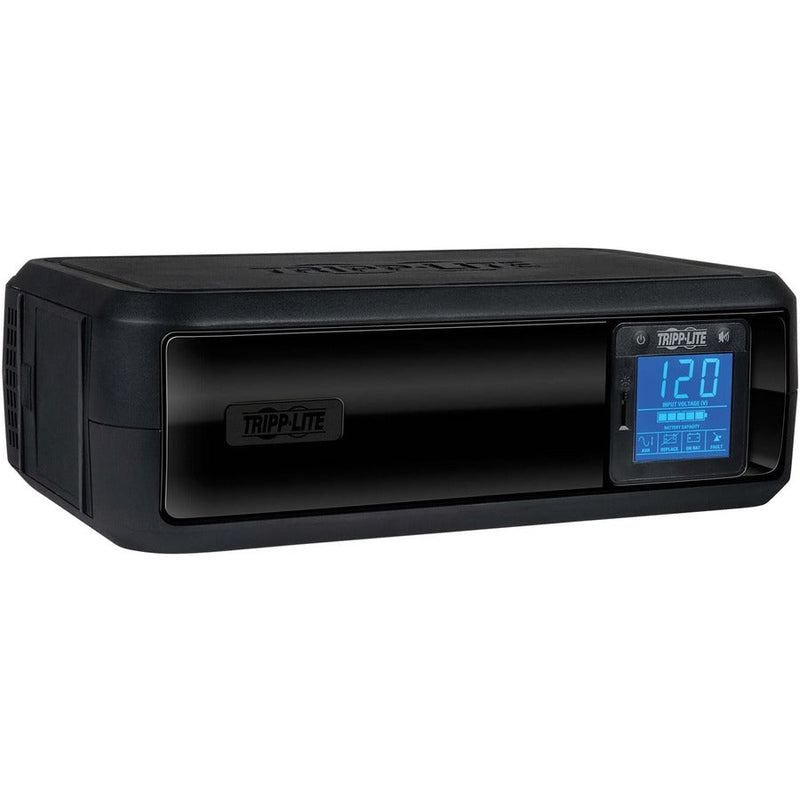 Tripp Lite OmniSmart OMNI900LCD 900 VA Tower UPS - OMNI900LCD - Line-interactive UPS, 110 V AC, Tower, Pulse-width Modulated Sine Wave, 120 V AC, NEMA 5-15P, OmniSmart, 10 Minute, 3 Minute, 900 VA/475 W-UPSPLUSBATTERY