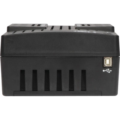 Tripp Lite by Eaton Desktop/Wall Mount Battery Backup Outlets - AVR550U - Line-interactive UPS, 120 V AC, Ultra-compact Desktop/Tower/Wall Mount, Pulse-width Modulated Sine Wave, 110 V AC,115 V AC,120 V AC, NEMA 5-15P, AVR, 9 Minute, 2 Minute, 550-UPSPLUSBATTERY
