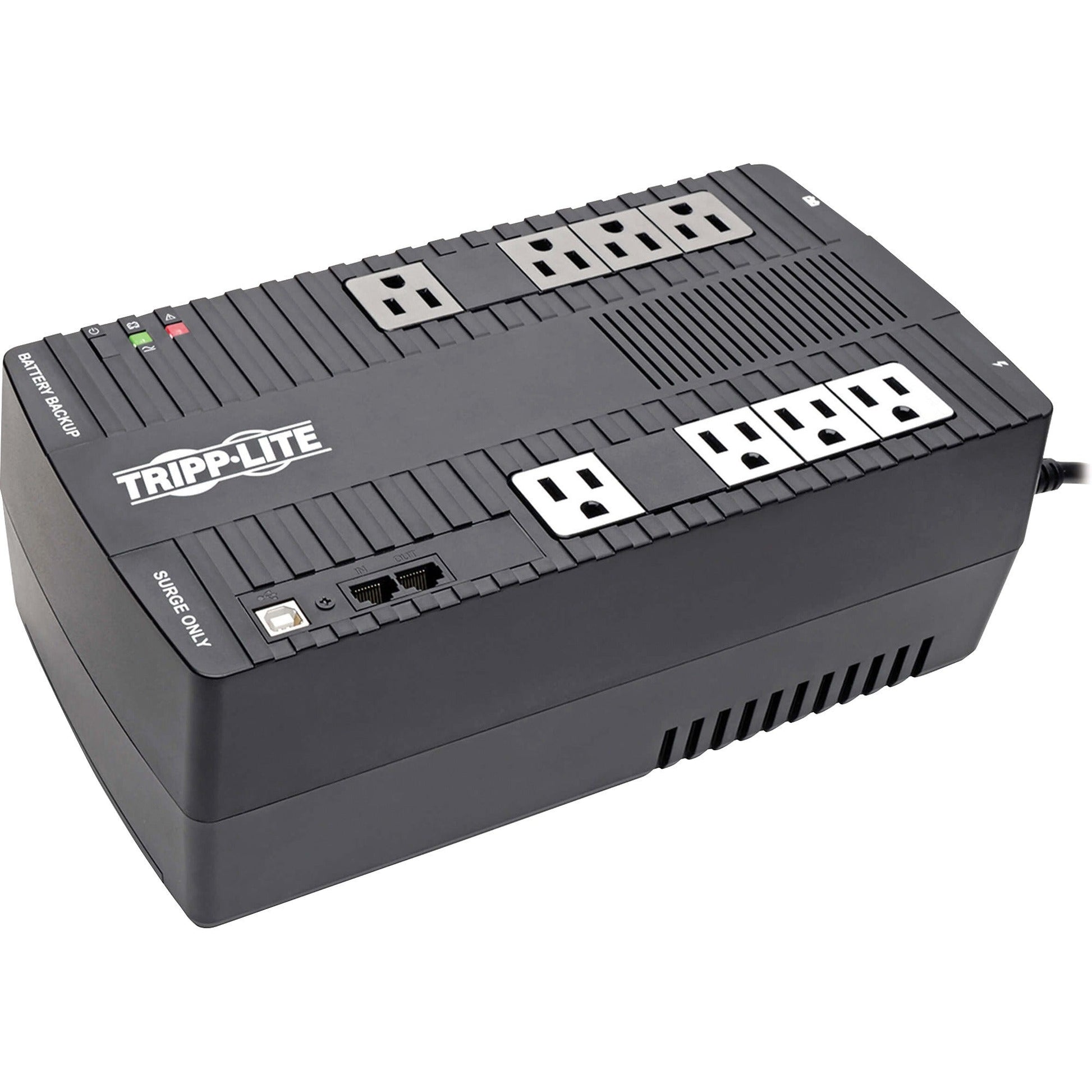Tripp Lite by Eaton Desktop/Wall Mount Battery Backup Outlets - AVR550U-UPSPLUSBATTERY