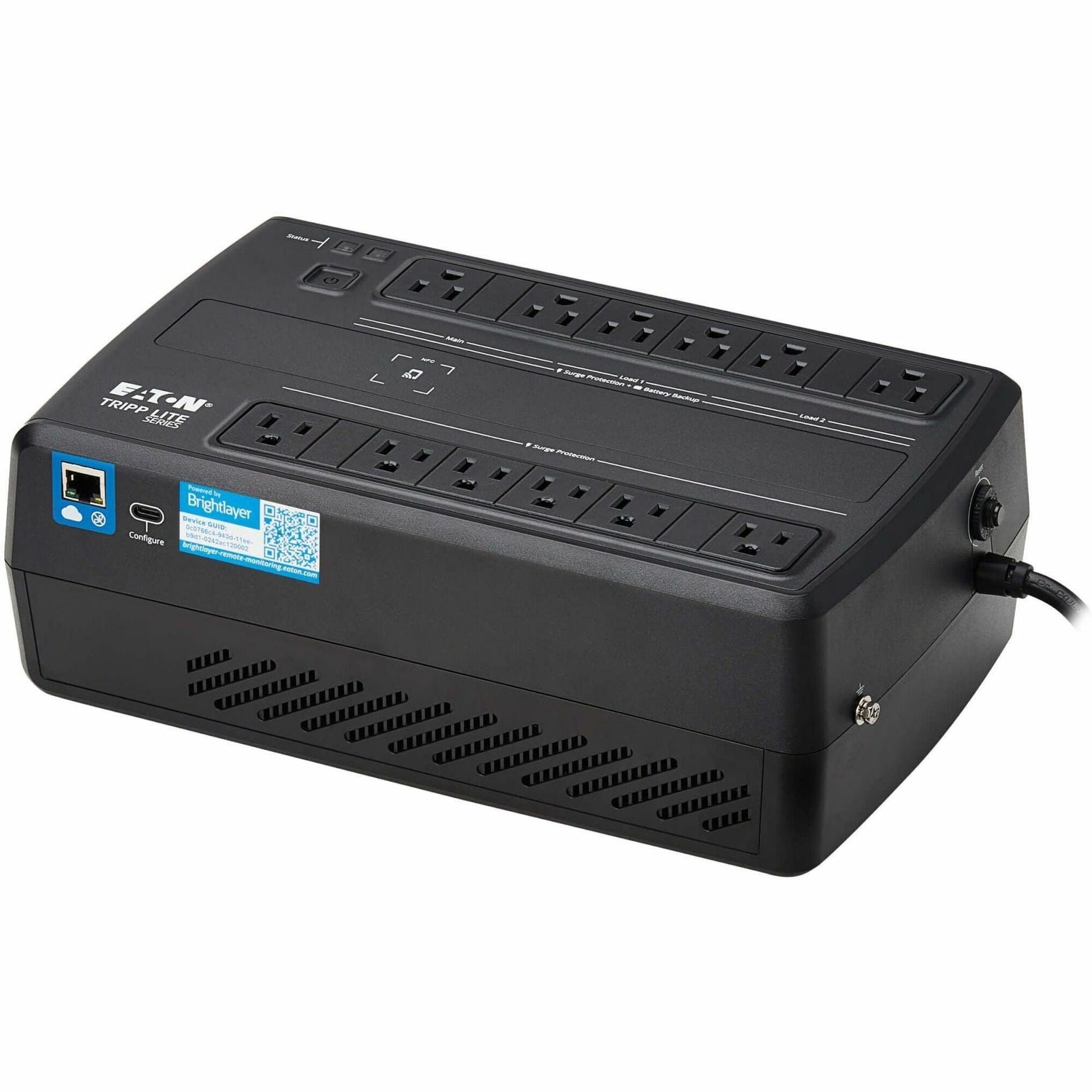Tripp Lite by Eaton AVR750UNC 750VA Surface/Desktop/Tower/Wall Mountable UPS - AVR750UNC-UPSPLUSBATTERY