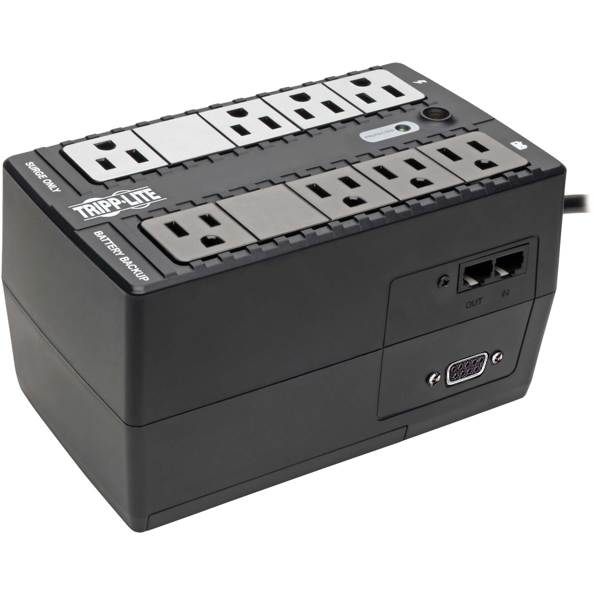 Tripp Lite Internet Office INTERNET550SER 550VA Wall-mountable Cabinet UPS - INTERNET550SER-UPSPLUSBATTERY