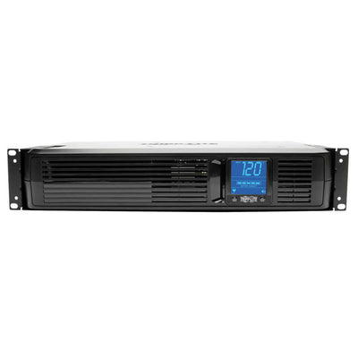 Tripp Lite SmartPro 1200 VA Rack-mountable Tower Digital UPS - SMART1200LCD - Line-interactive UPS, 110 V AC, Tower, Pulse-width Modulated Sine Wave, 2U, 120 V AC, NEMA 5-15P, SmartPro, 14.30 Minute, 4 Minute, 1.20 kVA/700 W-UPSPLUSBATTERY