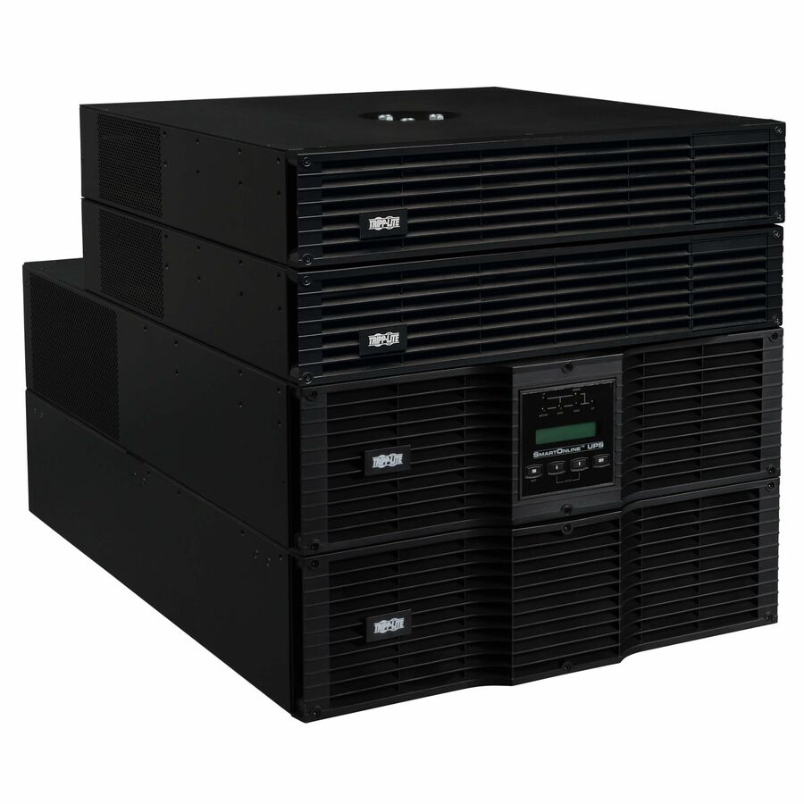 General Purpose UPS - Tripp Lite SmartOnline 10000VA Rack-mountable/Tower UPS With Two Step-down Transformers - SU10000RT3U2TF - Double Conversion Online UPS, 110 V AC,220 V AC, Rack/Tower, 10U, 208 V AC, Hard Wire 3-wire, SmartOnline, 12 Minute, 6 Minute