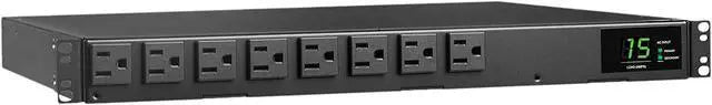Tripp Lite Tripp 144KW 120V Single-phase Ats/metered PDU 8 NEMA 5-15R Outlets DUAL 5-15P Inputs 12 FT Cords 1U TAA