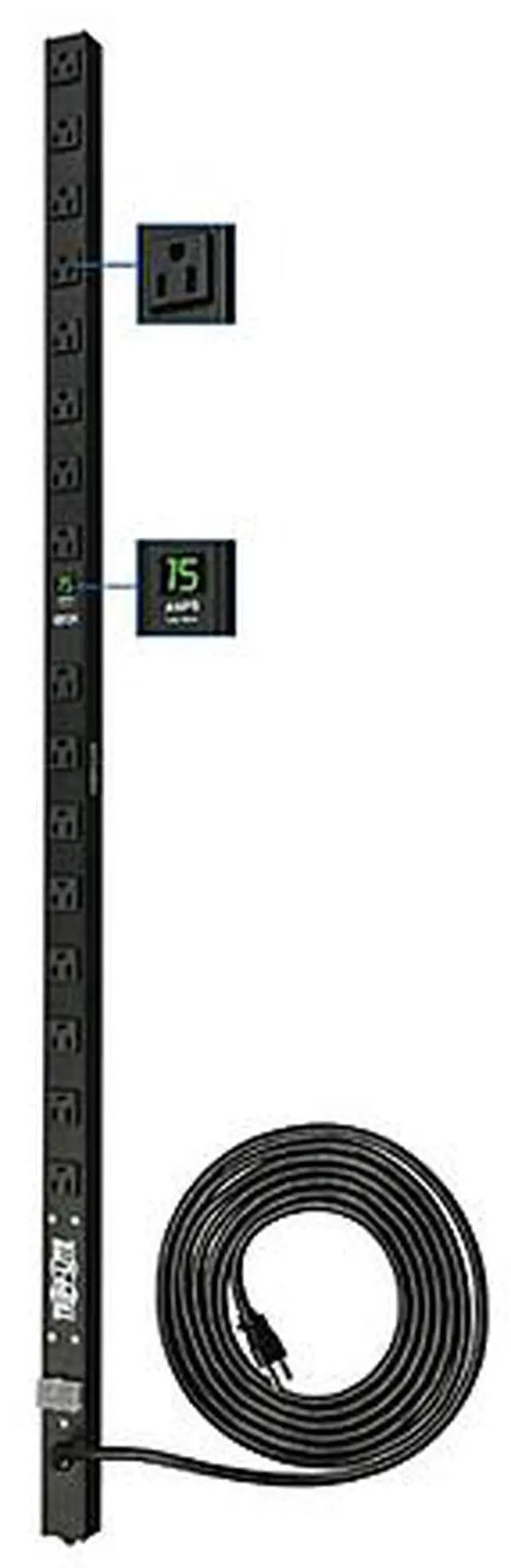 Tripp Lite PDUMV15 - Dig Pwr Dist Unit Vrt 16 Nema5-15R 15A