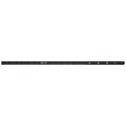Vertiv Rpdu, Metered Upgradeable, 30A, 208V Delta, 8.6KW, Vertical, (36) Combination C13/C19, 10FT / 3M Power CORD with L15-30P, Black Powder Coat.