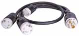 Eaton Splitter Cable L21-30R (3) L5-30R